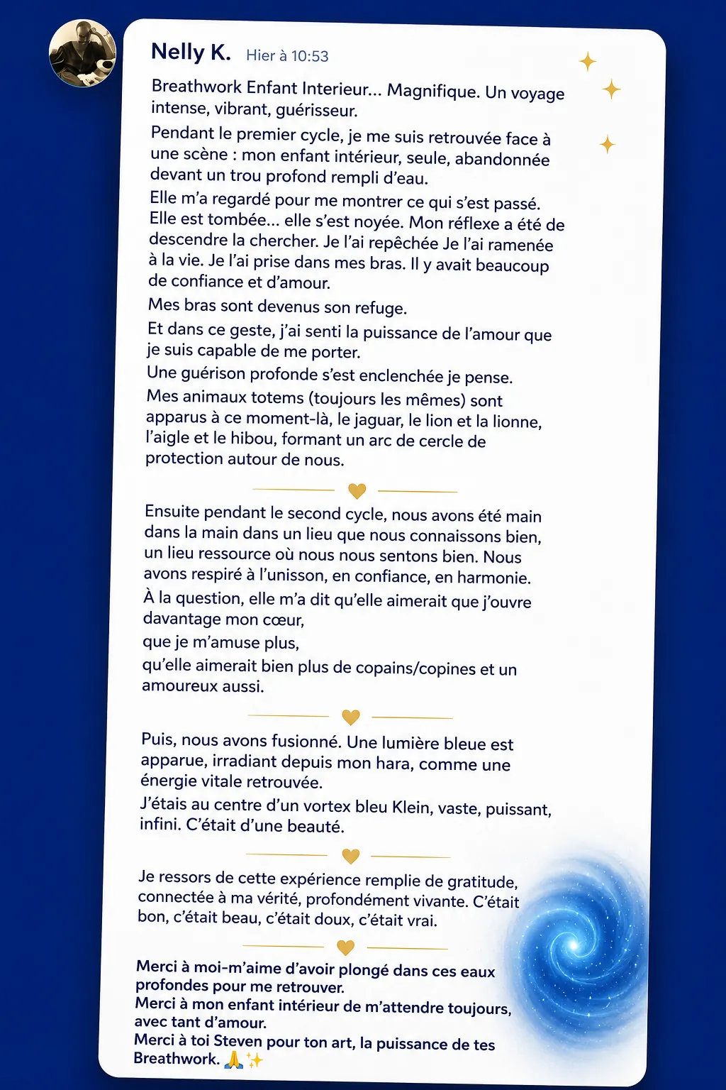 Avis de pratiquant INSPIRE