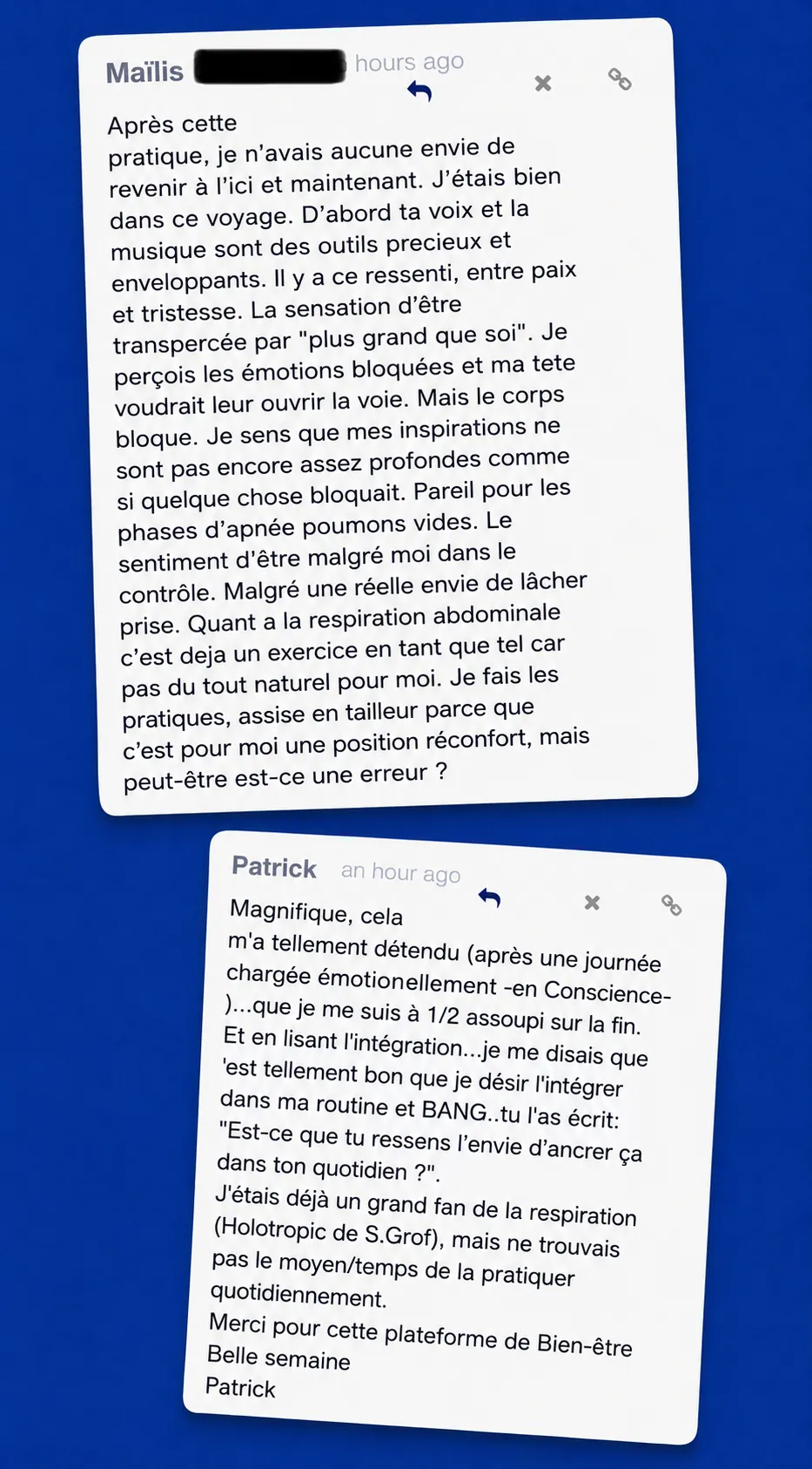 Avis de pratiquant INSPIRE